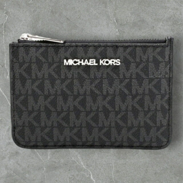 マイケルコース MICHAEL KORS JET SET TRAVEL SM TZ COINPOUCH W ID コインケース 35H9STVP1B-BLACK レディース ブラック WQ00052291