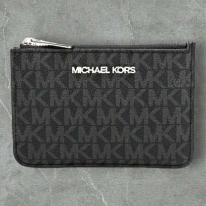 マイケルコース MICHAEL KORS JET SET TRAVEL SM TZ COINPOUCH W ID コインケース 35H9STVP1B-BLACK レディース ブラック WQ00052291