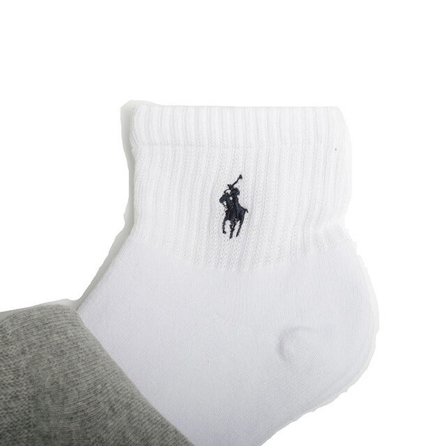 Poloral Floren Polo Ralph Lauren Socks 824032pk-ast男士黑白灰色3套袜子WQ0052322