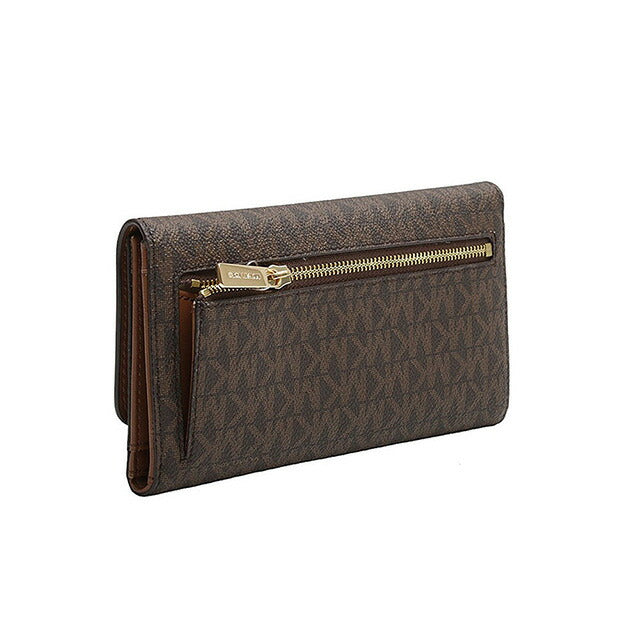 マイケルコース MICHAEL KORS JET SET TRAVEL LG TRIFOLD 長財布 35F8GTVF3B-BROWN レディース ブラウン WQ00052327