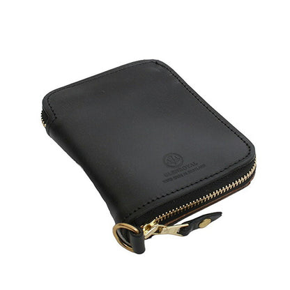 グレンロイヤル GLENROYAL ZIP AROUND SMALL WALLET 二つ折り財布 03-5866-BLACK メンズ レディース NEW BLACK WQ00052415