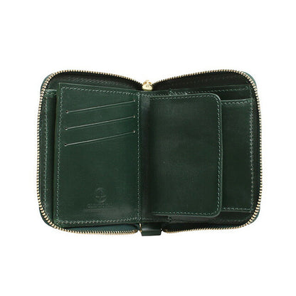 グレンロイヤル GLENROYAL ZIP AROUND SMALL WALLET 二つ折り財布 03-5866-GREEN メンズ レディース BOTTLE GREEN WQ00052416