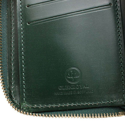 グレンロイヤル GLENROYAL ZIP AROUND SMALL WALLET 二つ折り財布 03-5866-GREEN メンズ レディース BOTTLE GREEN WQ00052416