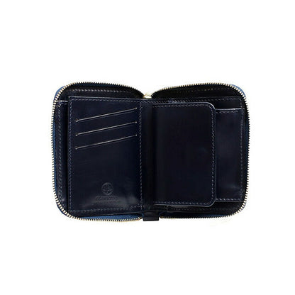 グレンロイヤル GLENROYAL ZIP AROUND SMALL WALLET 二つ折り財布 03-5866-DBL メンズ レディース DARK BLUE WQ00052417