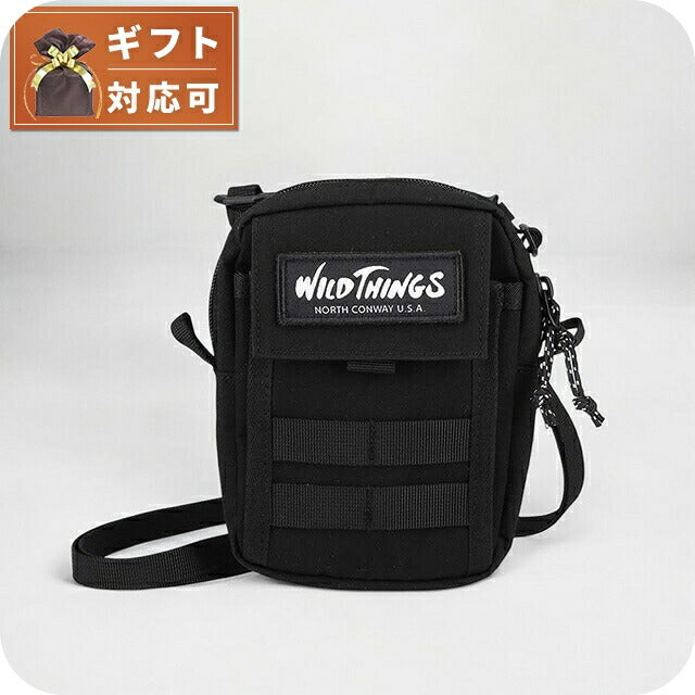 ワイルドシングス WILD THINGS ショルダーバッグ WT-380-3008-BLACK メンズ BLACK WQ00052438