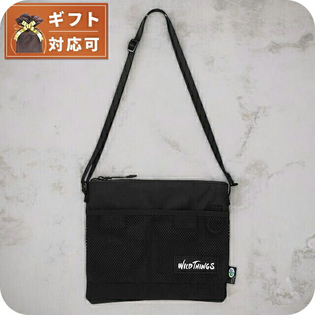 ワイルドシングス WILD THINGS SACOCHE (X-PAC&amp;SPECTRA) サコッシュ WT-380-1072-BLACK メンズ BLACK WQ00052441