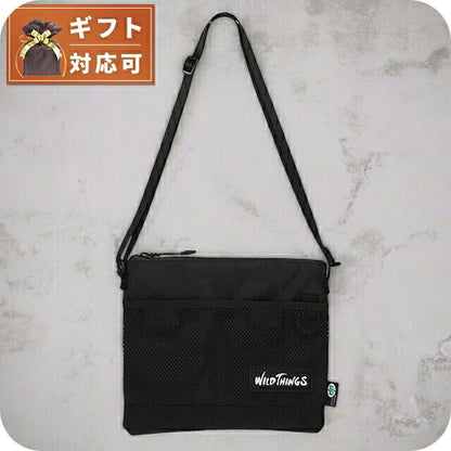 ワイルドシングス WILD THINGS SACOCHE (X-PAC&amp;SPECTRA) サコッシュ WT-380-1072-BLACK メンズ BLACK WQ00052441