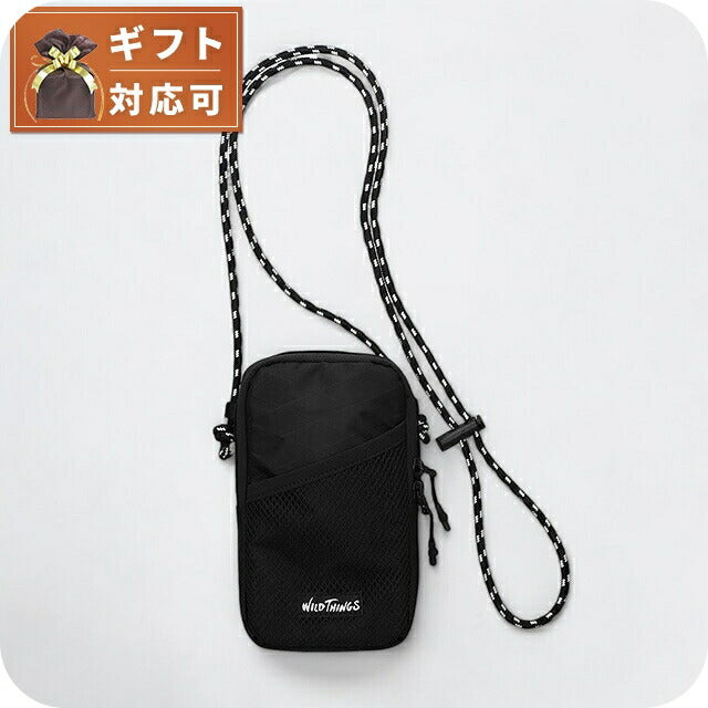 ワイルドシングス WILD THINGS ショルダーポーチ WT-380-3606-BLACK メンズ BLACK WQ00052459