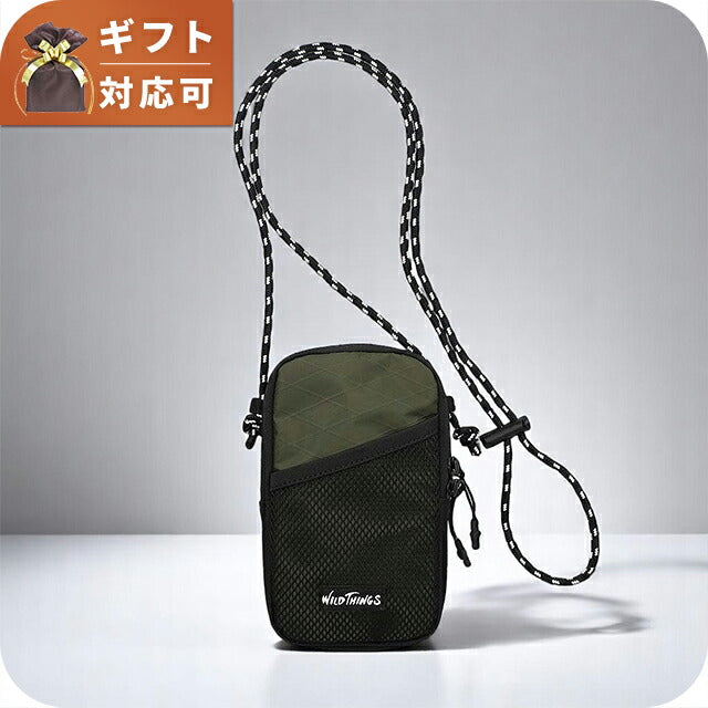 ワイルドシングス WILD THINGS ショルダーポーチ WT-380-3606-OLIVE メンズ OLIVE WQ00052461