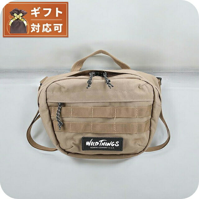 ワイルドシングス WILD THINGS ショルダーバッグ WT-380-3005-BEIGE メンズ BEIGE WQ00052523