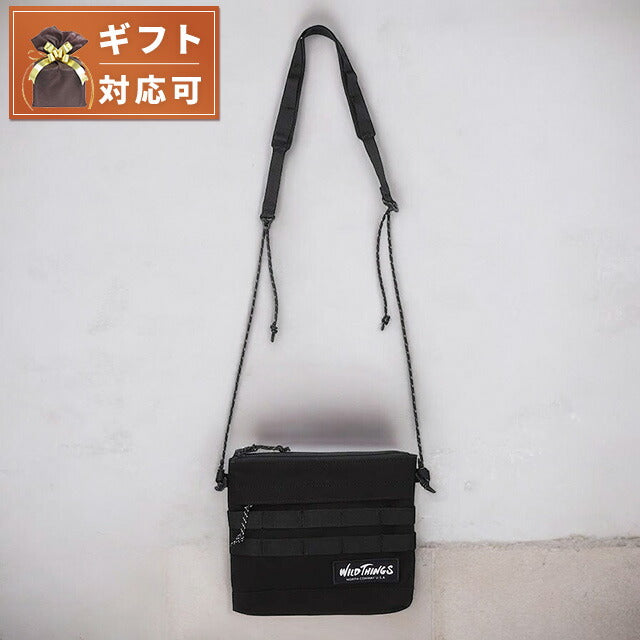 ワイルドシングス WILD THINGS サコッシュ WT-380-3006-BLACK メンズ BLACK WQ00052524