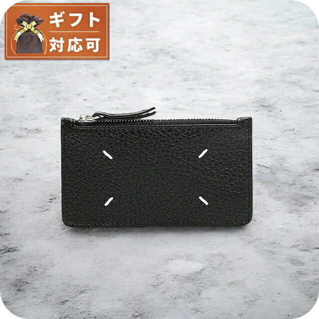 メゾン マルジェラ MAISON MARGIELA 4ステッチカードホルダーウォレット 財布 S56UI0143P4455T8013 レディース ブラック WQ00052531