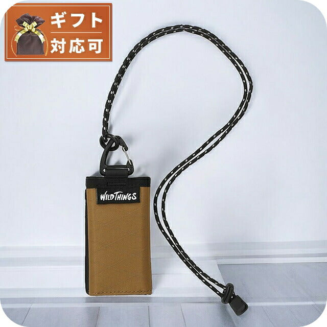 ワイルドシングス WILD THINGS NECK WALLET (X-PAC&amp;SPECTRA) 三つ折り財布 WT-380-3601-BEIGE メンズ BEIGE WQ00052547