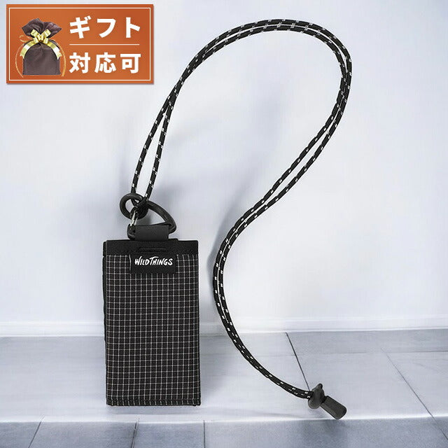 ワイルドシングス WILD THINGS NECK WALLET (X-PAC&amp;SPECTRA) 三つ折り財布 WT-380-3601-BLACK-SP メンズ BLACKSP WQ00052549
