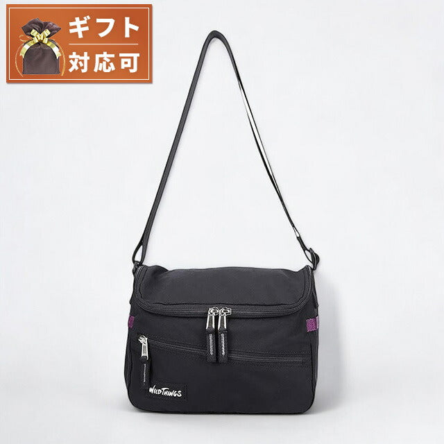 ワイルドシングス WILD THINGS ショルダーバッグ WT-380-3804-BLACK メンズ BLACK WQ00052560