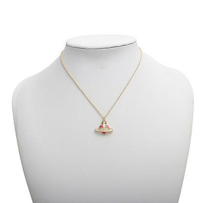 ヴィヴィアンウエストウッド VIVIENNE WESTWOOD DIAMANTE HEART ネックレス 630203BM-02R654-SHOPPER レディース ゴールド WQ00052591