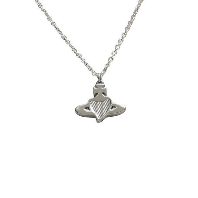 ヴィヴィアンウエストウッド VIVIENNE WESTWOOD DIAMANTE HEART ネックレス 630203BV-02S326-SHOPPER メンズ レディース ガンメタル WQ00052593
