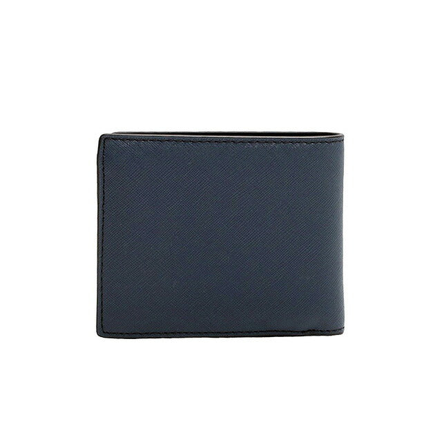 マイケルコース MICHAEL KORS 折りたたみ財布 二つ折り財布 ウォレット 36S4LHRF3L-NAVY メンズ ネイビー 紺 WQ00052595