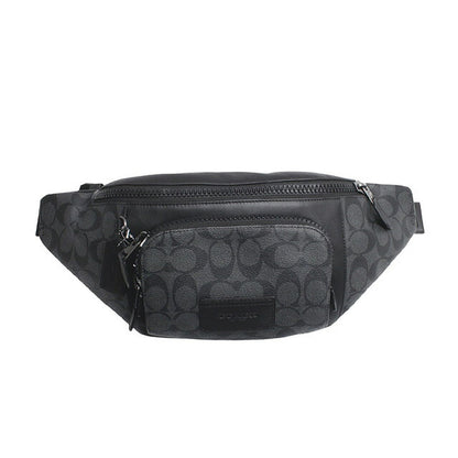 コーチ COACH TRCK BBG SIG PVC ボディバッグ C3765-QBMI5 メンズ チャコールブラック WQ00052635