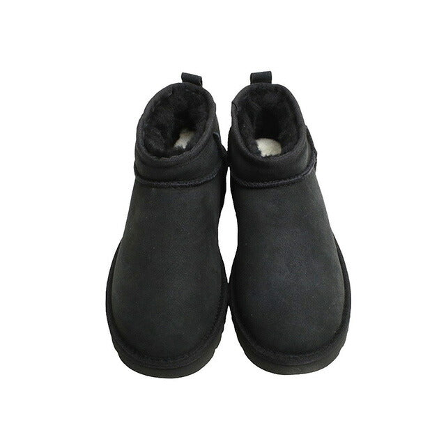 アグ UGG Classic Ultra Mini クラシックウルトラミニ ムートンブーツ 1116109-BLACK-7 レディース black 24.0cm 靴 WQ00052682