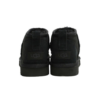 アグ UGG Classic Ultra Mini クラシックウルトラミニ ムートンブーツ 1116109-BLACK-7 レディース black 24.0cm 靴 WQ00052682