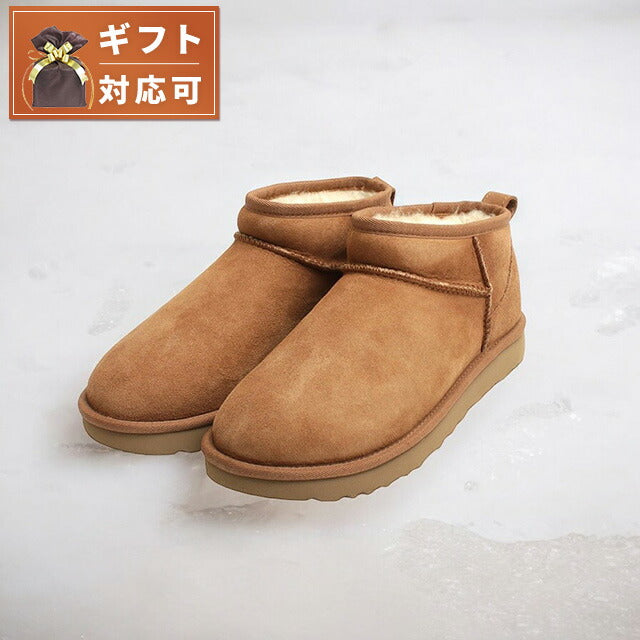 アグ UGG Classic Ultra Mini クラシックウルトラミニ ムートンブーツ 1116109-CHESTNUT-8 レディース chestnut 25.0cm 靴 WQ00052686