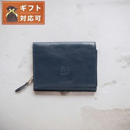 イルビゾンテ IL BISONTE 三つ折り財布 SMW036-PV0005-BL137B メンズ レディース ウォレット ネイビー WQ00052689
