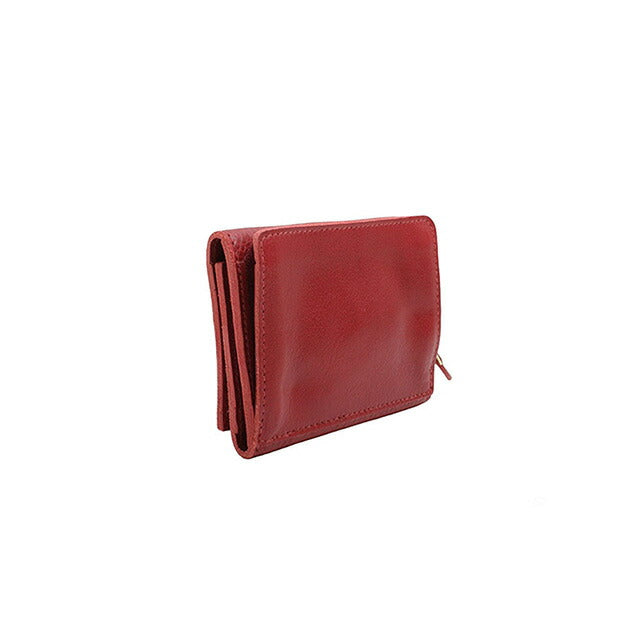 イルビゾンテ IL BISONTE 三つ折り財布 SMW036-PV0005-RE155B メンズ レディース ウォレット レッド WQ00052690