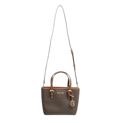マイケルコース MICHAEL KORS JET SET TRAVEL XS CRYAL CONV TZ TOTE トートバッグ 35T9GTVT0B-BROWN レディース ブラウン WQ00052792