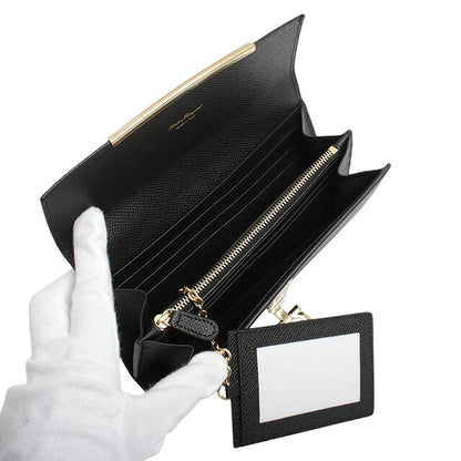 フェラガモ FERRAGAMO 長財布 22D150-683312 レディース ブラック ウォレット WQ00052829