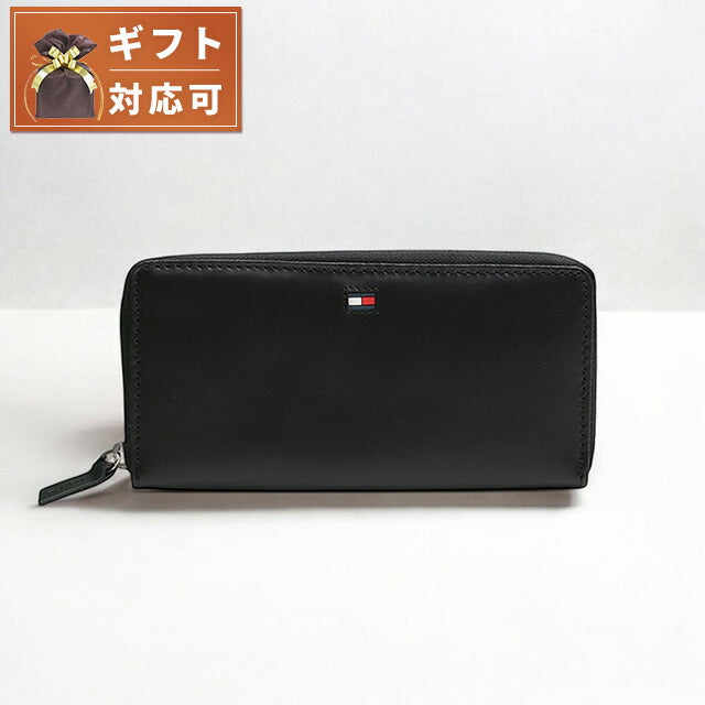 トミーヒルフィガー TOMMY HILFIGER 長財布 31TL13X010-001 メンズ ブラック WQ00052832