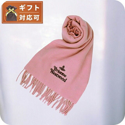 ヴィヴィアンウエストウッド VIVIENNE WESTWOOD マフラー 24-W00Q7-G401 レディース メンズ ピンク マフラー WQ00052970