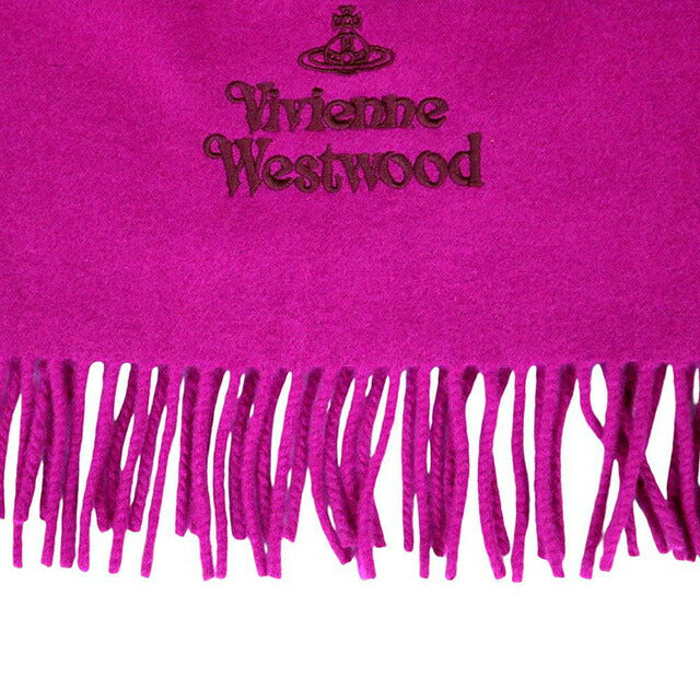 ヴィヴィアンウエストウッド VIVIENNE WESTWOOD マフラー 24-W00Q7-G410 レディース メンズ フューシャ フクシア マフラー WQ00052971