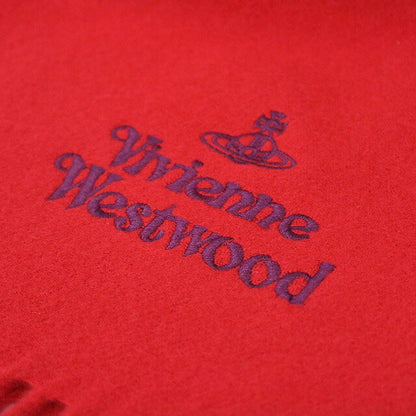 ヴィヴィアンウエストウッド VIVIENNE WESTWOOD マフラー 24-W00Q7-H401 レディース メンズ レッド マフラー WQ00052972