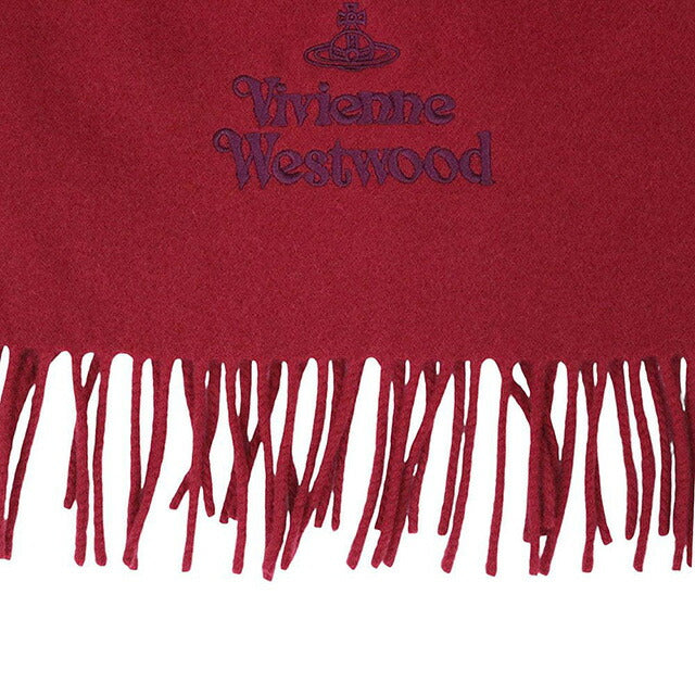 ヴィヴィアンウエストウッド VIVIENNE WESTWOOD マフラー 24-W00Q7-I401 レディース メンズ ボルドー マフラー WQ00052973
