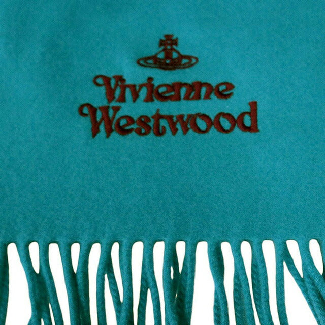 ヴィヴィアンウエストウッド VIVIENNE WESTWOOD マフラー 24-W00Q7-L404 レディース メンズ ターコイズ マフラー WQ00052975