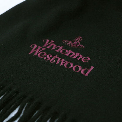 ヴィヴィアンウエストウッド VIVIENNE WESTWOOD マフラー 24-W00Q7-N401 レディース メンズ ブラック マフラー WQ00052976