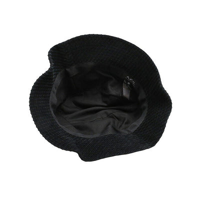 アーペーセー A.P.C. DELAVE BOB THAIS バケットハット M24125-COEZQ-LZZ-56 メンズ レディース ブラック 帽子 WQ00053074