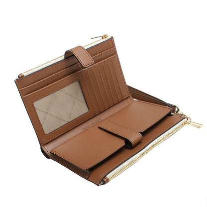 マイケルコース MICHAEL KORS JET SET TRAVEL DOUBLE ZIP WRISTLET 二つ折り財布 35F8GTVW0B-VANILLA MK レディース バニラ WQ00053180