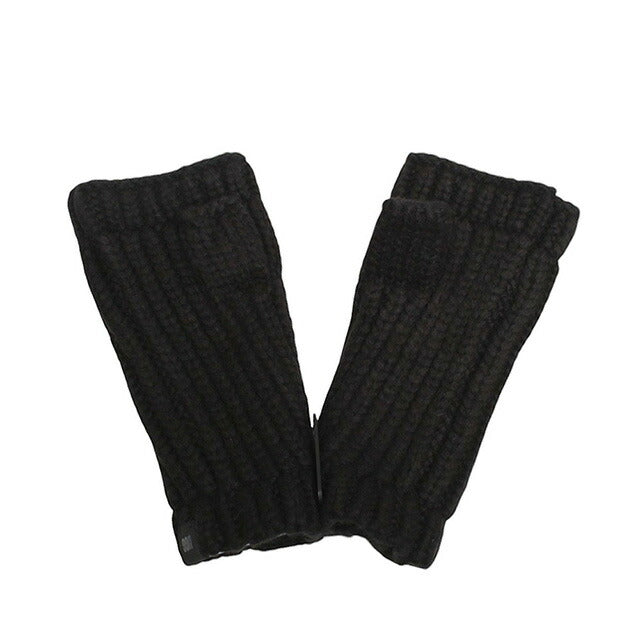 アグ UGG W CHUNKY FINGERLESS MITTEN 手袋 22590-BLK レディース ブラック 手袋 WQ00053192