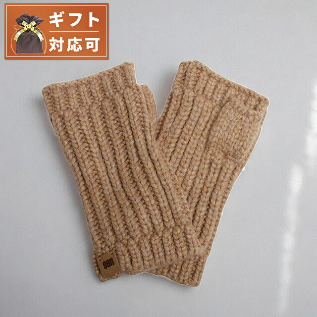 アグ UGG W CHUNKY FINGERLESS MITTEN 手袋 22590-CAM レディース ブラウン 手袋 WQ00053193