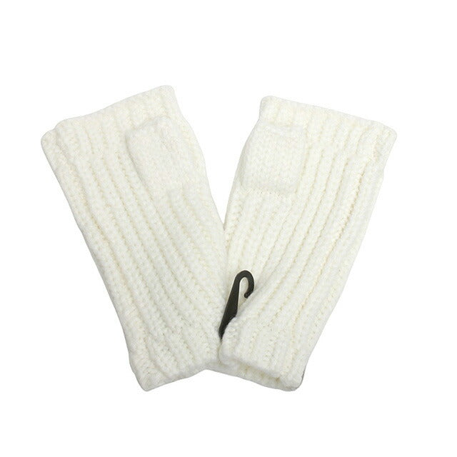 アグ UGG W CHUNKY FINGERLESS MITTEN 手袋 22590-WHITE レディース ホワイト 手袋 WQ00053194