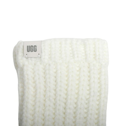 アグ UGG W CHUNKY FINGERLESS MITTEN 手袋 22590-WHITE レディース ホワイト 手袋 WQ00053194