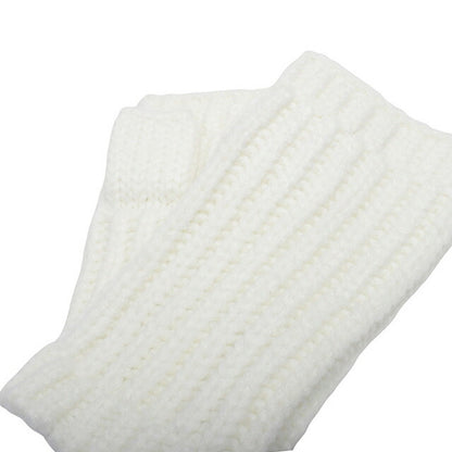 アグ UGG W CHUNKY FINGERLESS MITTEN 手袋 22590-WHITE レディース ホワイト 手袋 WQ00053194