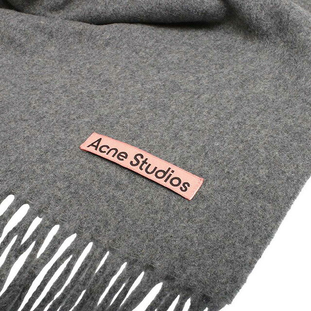 アクネ ストゥディオズ Acne Studios マフラー CA0156-990-GREY レディース メンズ カシミヤ グレーメランジ WQ00053448