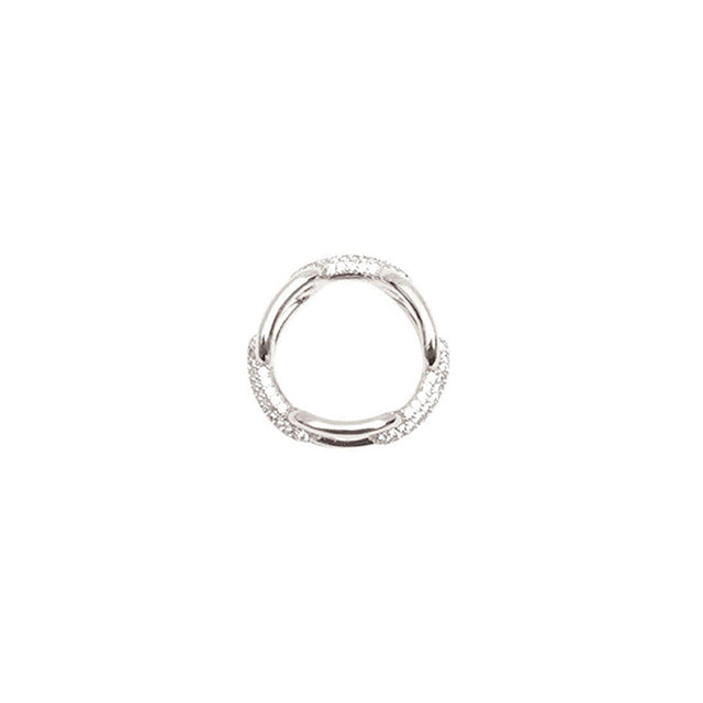 ダニエルウェリントン DANIEL WELLINGTON Crystal Link Ring 66 S リング DW00400622 レディース メンズ 25号 シルバー WQ00053485