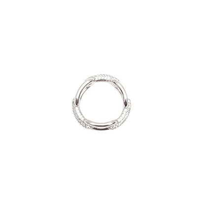 ダニエルウェリントン DANIEL WELLINGTON Crystal Link Ring 66 S リング DW00400622 レディース メンズ 25号 シルバー WQ00053485