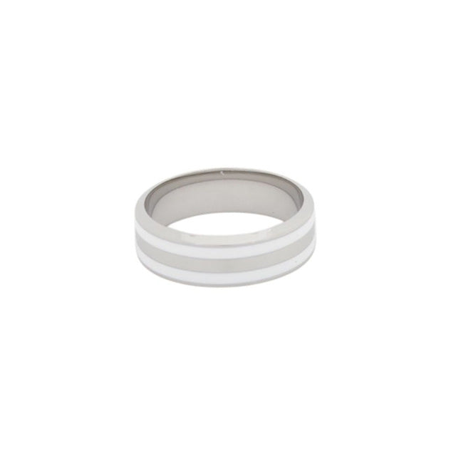 ダニエルウェリントン DANIEL WELLINGTON Emalie Ring Satin White S 60 リング アクセサリー 指輪 DW00400052 レディース メンズ シルバー ホワイト WQ00053808