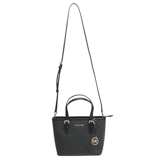 マイケルコース MICHAEL KORS JET SET TRAVEL XS CRYAL CONV TZ TOTE トートバッグ 35T9GTVT0B-BLACK レディース ブラック WQ00054051