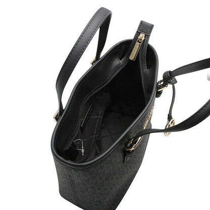 マイケルコース MICHAEL KORS JET SET TRAVEL XS CRYAL CONV TZ TOTE トートバッグ 35T9GTVT0B-BLACK レディース ブラック WQ00054051